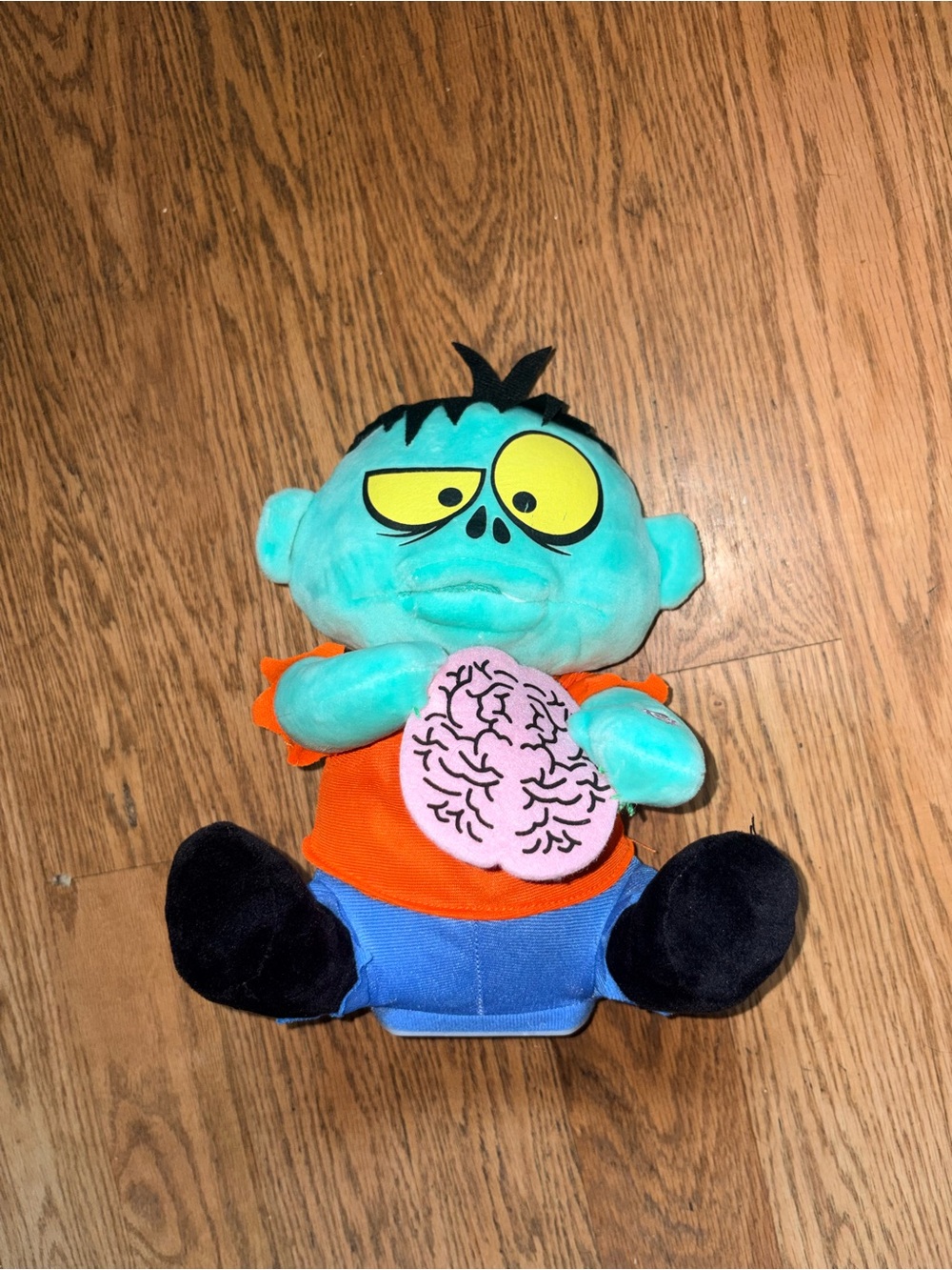 Gemmy Animated Zombie Plush - Interactive Brain Eating / Chomping